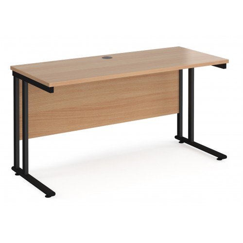 Maestro 600mm Deep Straight Office Desk